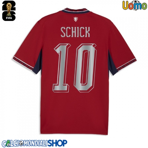 Maglie da calcio Repubblica Ceca Patrik Schick #10 Prima Maglia Mondiali 2026  Manica Corta